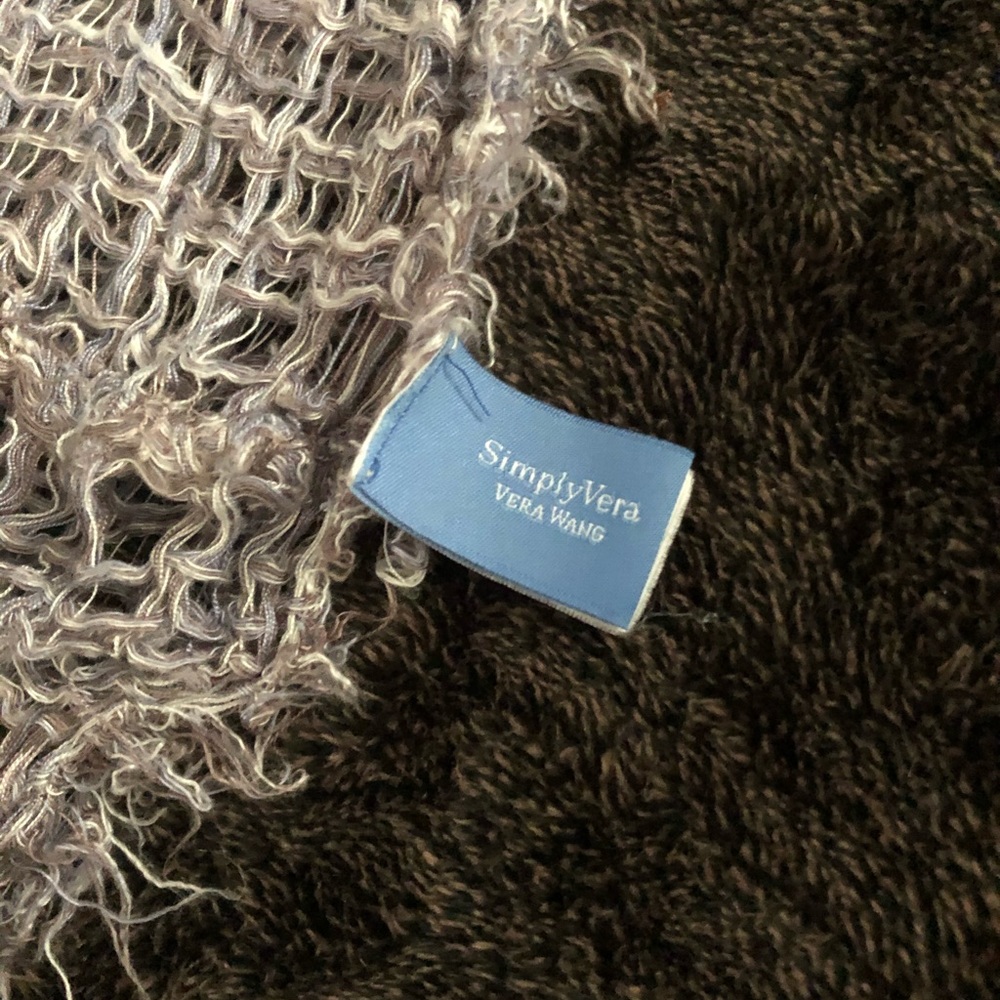 Simply Vera grey and silver infinity scarf